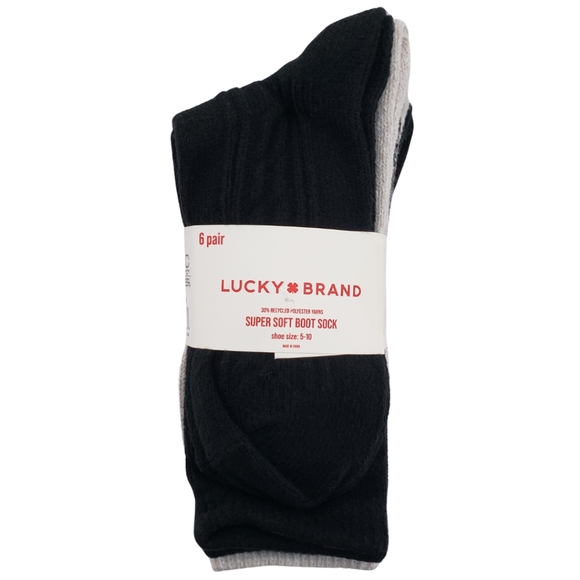 Lucky Brand Women's Super Soft Boot Socks NWT! - Picture 3 of 3